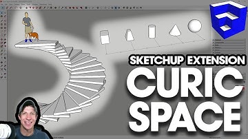 QUICKLY SPACE OBJECTS in SketchUp with Curic Space!