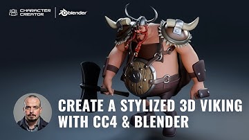 Creating a Stylized 3D Viking with Ease using Blender Auto Setup & CC4 | Character Creator