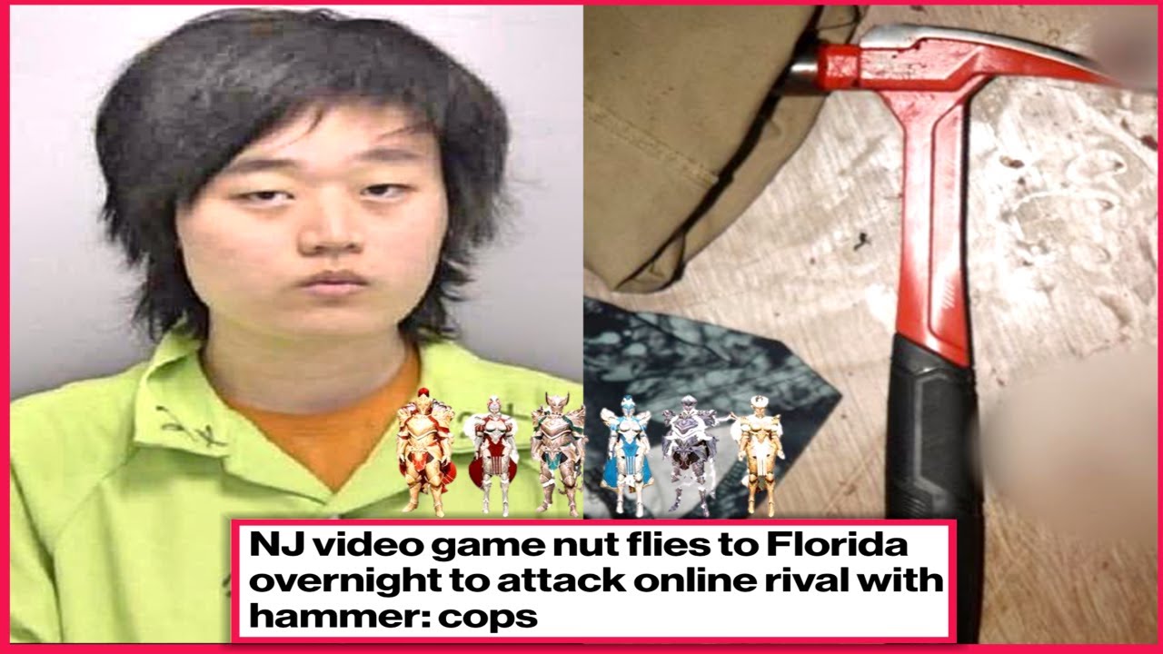 New Jersey Man Flies To Florida To Attack Video Gamer With Hammer.