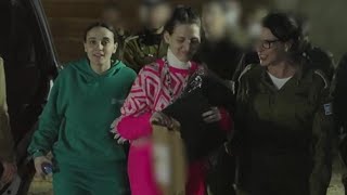 Video Hostages Handed Over In Israel-Hamas Conflict Jan. 19, 2025