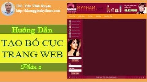Xây Dựng Bố Cục Trong Web - Phần 2