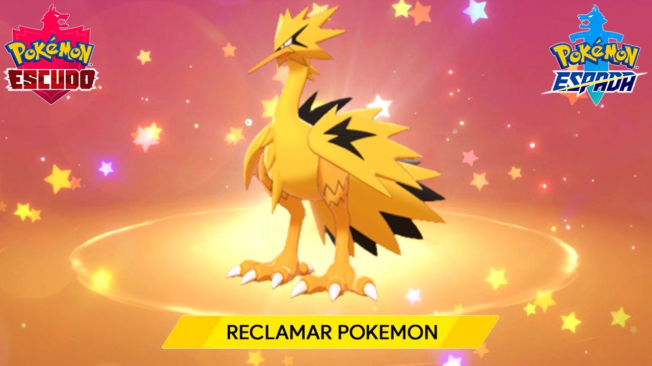 🎁 RAPIDO RECLAMA AHORA ZAPDOS GALAR SHINY EVENTO TORNEO INTERNACIONAL  POKEMON ESPADA Y ESCUDO 