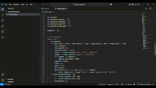 snake game   python projects