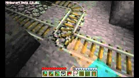 Minecraft minecart booster tutorial part 1: Auto-booster