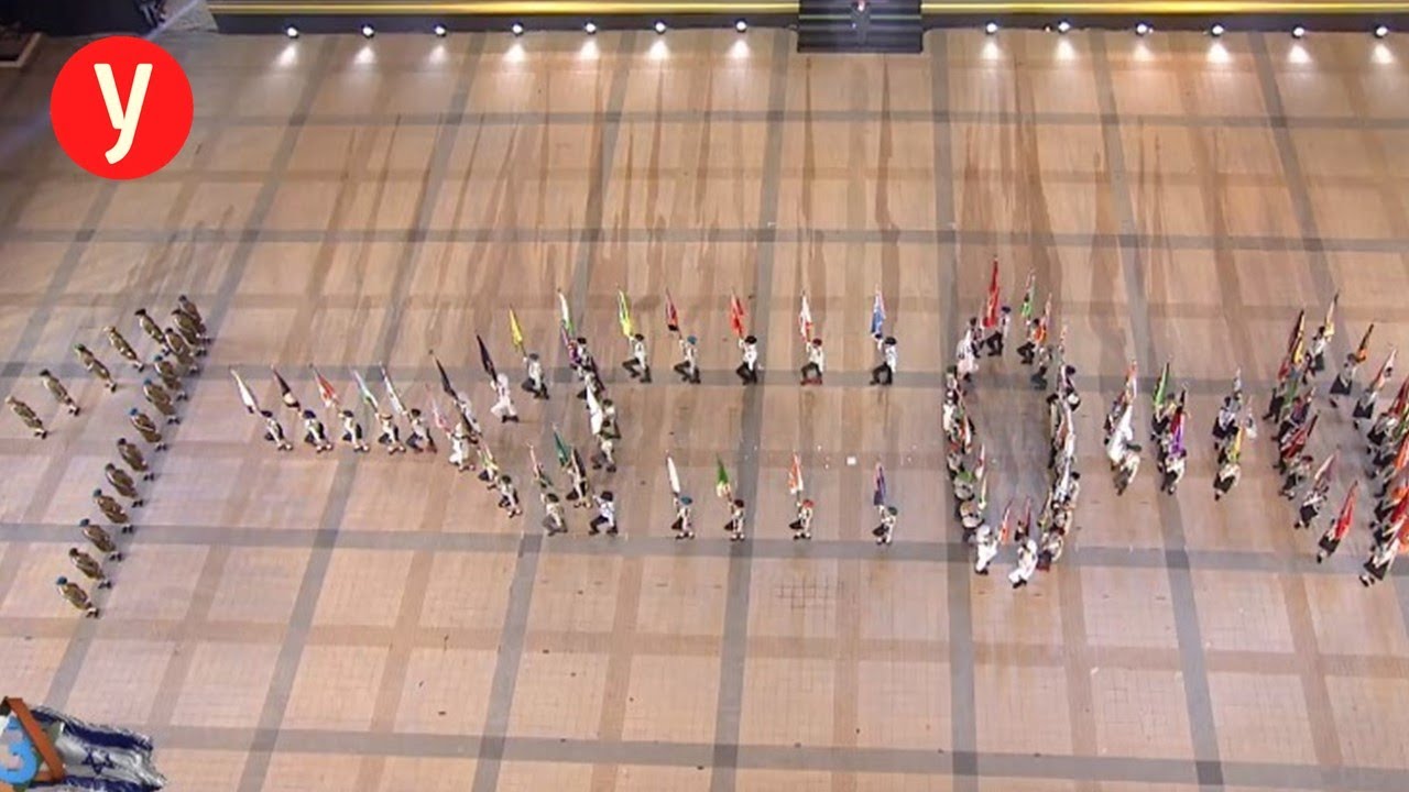 קורונה וחיסונים: צפו בדגלנים בטקס הדלקת המשואות