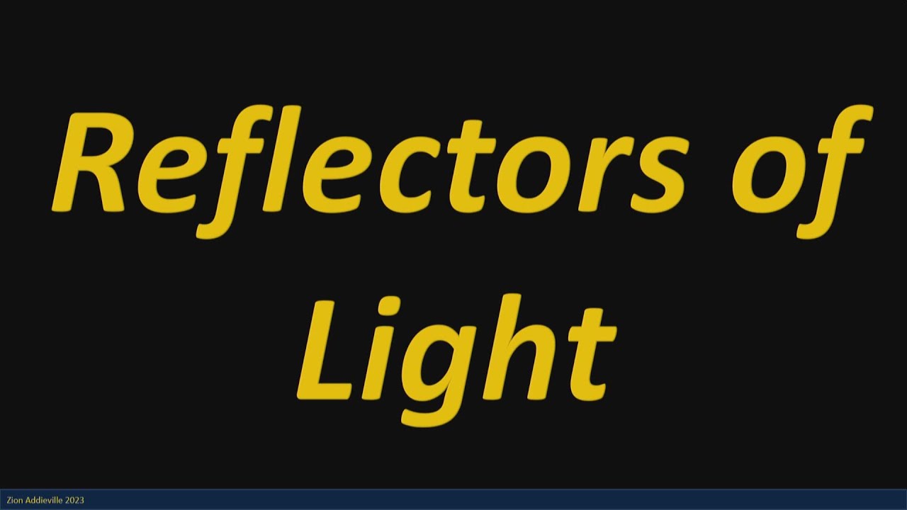 Reflectors of Light 2 5 23 YouTube