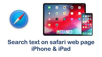 How to Search for Text in Safari Webpage on iPhone and iPad | tips