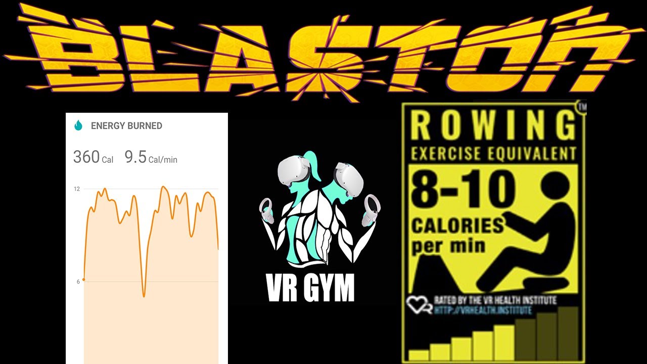 Blaston VR Gameplay | Competitive VR Fitness Game on the Quest 2