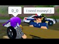 I Went On A DATE With The Gold Digger Cop... And She Took All My Money! (Roblox)