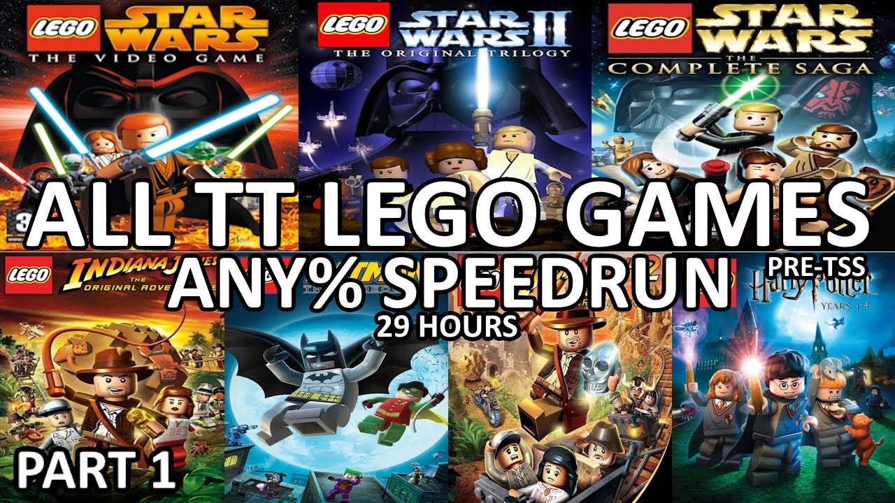 ALL TT LEGO GAMES (PRE-TSS) ANY% SPEEDRUN | Part 1