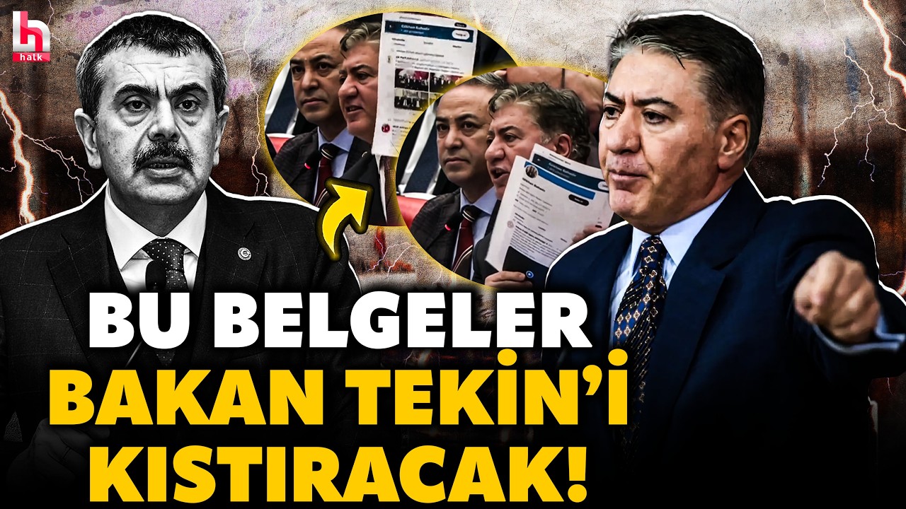 BU BELGELER MECLİS'E DAMGA VURDU! Bakan Tekin'in yüzüne tokat gibi çarpacak! AKP sırası dondu kaldı!