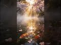 Japanese koi pond 🔥 #relaxingmusic #stressrelief #sleepmusic #meditationmusic #ambientmusic