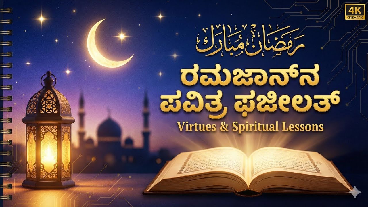ರಮಜಾನ್‌ನ ಪವಿತ್ರ ಫಜೀಲತ್ ಮತ್ತು ಆಧ್ಯಾತ್ಮಿಕ ಪಾಠಗಳು | Spiritual Lessons of Ramadan | Kannada Bayaan