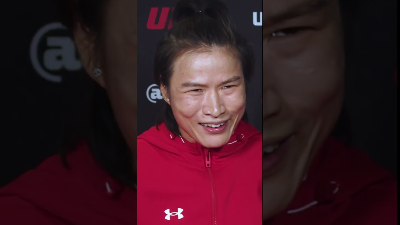 Zhang Weili can’t pronounce this English word 