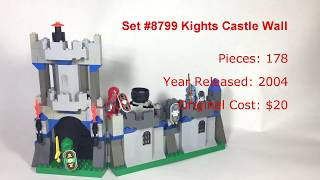 bille fiktiv marionet Retro Review: Lego Set #8799 Knights Castle Wall - YouTube