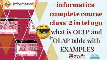 INFORMATICA  CLASS-2 In Telugu