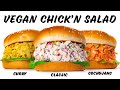 Vegan CHICK'N SALAD That Doesn't Suck! 3 Ways!