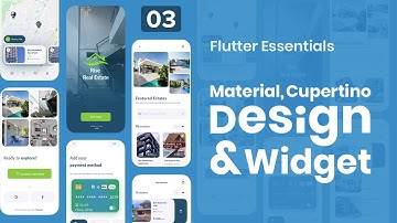 Flutter Essentials 03. Material Design, Cupertino Design, dan Widget