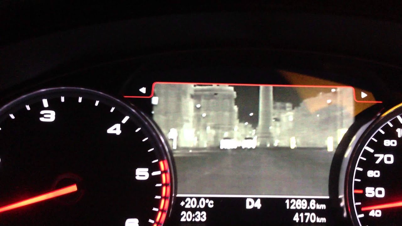 The Infrared Camera Function on the Audi A7 YouTube