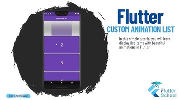 Display list items with beautiful animations(flutter scroll controller)