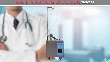 Embalming Machine with SS Tank | MortuaryLab