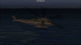 CH 53 Sea Stallion Fly-by off the Coast off Wake Island CH 53 Sea Stallion Fly-by off the Coast off Wake Island