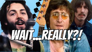 Paul McCartney DIDN'T Play Bass On These Beatles Songs?!