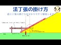 【盛土丁張】の掛け方①「法丁張」の計算方法をわかりやすく解説​
