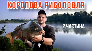 Коропова риболовля. 2 частина. Риболовля в Україні, карась сом короп. Риба 2023