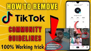 How to remove TikTok Video strike || How to Remove community guidelines violations on tiktok Video screenshot 5