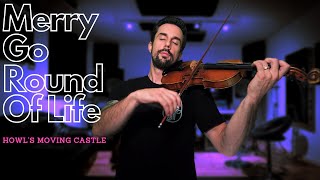 Merry Go Round Of Life - Howl's Moving Castle - Violin Tutorial Resimi