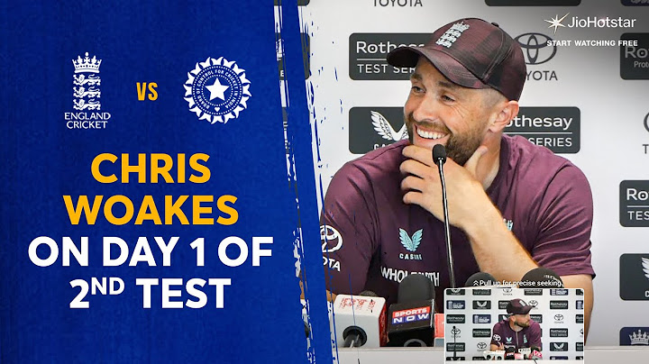 English bowler Chris Woakes reflects on Day 1 of the 2nd Test | #ENGvIND