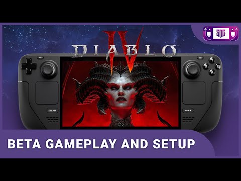 Diablo IV Steam Deck Gameplay Steam OS - How to run Diablo 4 on Steam Deck