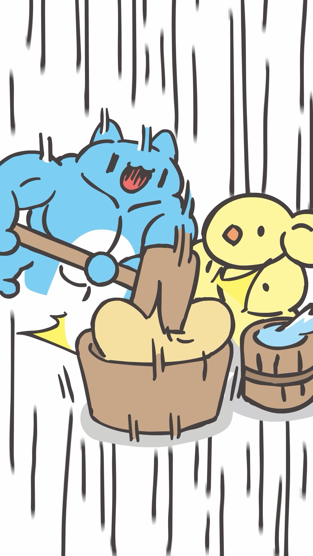 Pounding mochi dog #カプー #capoo #咖波 - YouTube