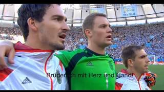 National Anthem of Germany FINAL 2014 with Subtitles