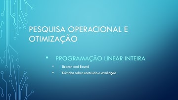 05 - Programação linear inteira