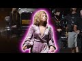 Margot Robbie Sparkles In Plunging Dress On The Set Of 1920s Hollywood Drama Babylon Margot Robbie Sparkles In Plunging Dress On The Set Of 1920s Hollywood Drama Babylon