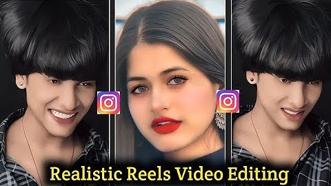 Realistic cartoon effect reels video editing || 4k ultra hd video editing || glowing effect editing
