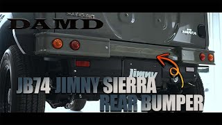 DAMDリアバンパーをJB74ジムニーシエラに取り付け | DAMD Styling Efect REAR BUMPER