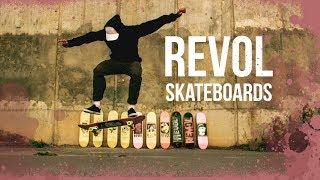 Revol Skateboards. Видеообзор коллекции от Антона Шкурко