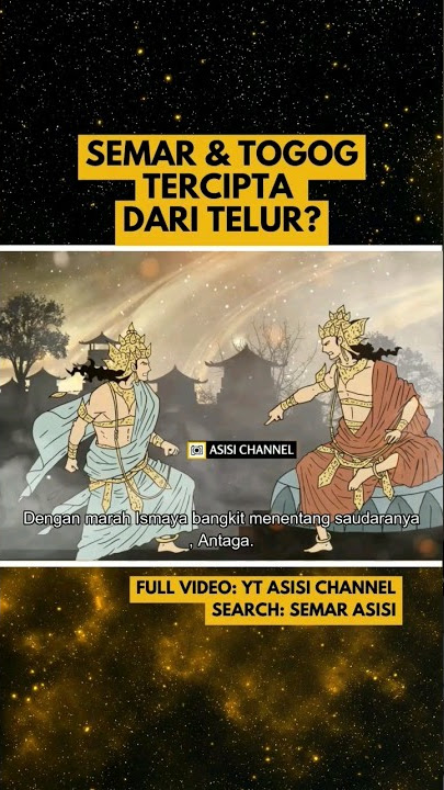 Ternyata Begini Asal-Usul Semar & Togog #shorts