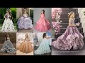 Trendy Gowns Collection For Baby Girl-Very Beautiful & Impressive Bell Gown Paty Wear Baby Dresses