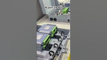 16Port DB box for the FTTH by D-TECH #fiberoptic #dtechtrading #dbbox