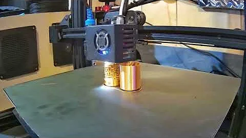 Two Part Maze Puzzle Box - 3D Printer Timelapse