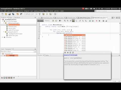 Java  Nestead loop بالعربي