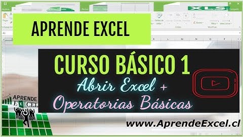 AprendeExcel - Excel Básico 1 / Operadores Básicos en Excel
