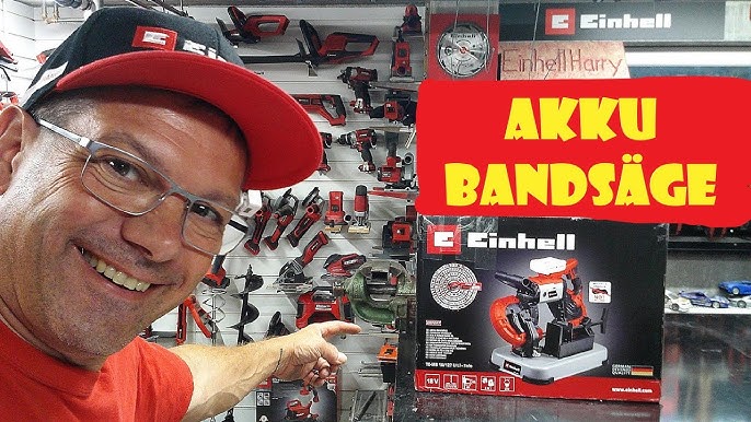 Neue Maschine - Akku-Bandsäge TE-MB 18/127 Li-Solo von Einhell - YouTube