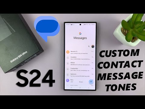 How To Set Different Text Message Tones For Different Contacts On Samsung Galaxy S24 S24 Ultra