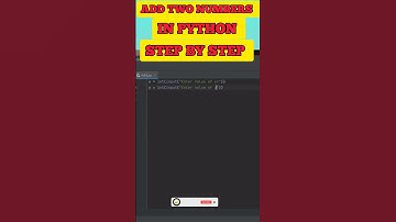 Add Two Number in Python Programming Language ll Python Programming ll List Program ll
