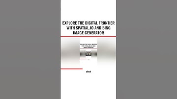 Explore the Digital Frontier with Spatial.io and Bing Image Generator